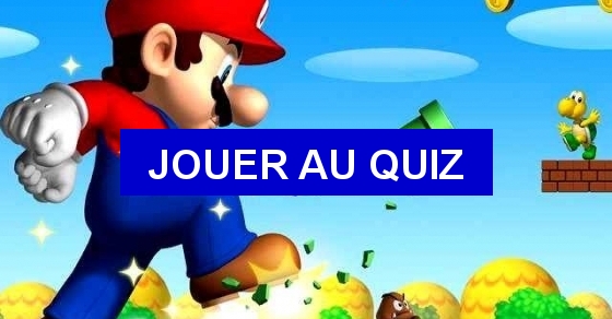 Quiz Personnages De Mario Mario Bros 6525