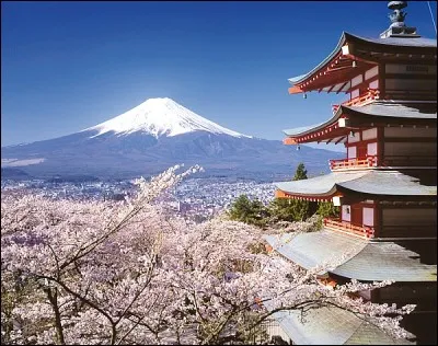 Comment s'appelle ce mont situé sur le côté sud de l'île de Honshu, d'une altitude de 3776 m et qui, de ce fait, représente le point culminant du Japon ?