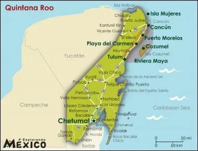 Quel État a pour capitale Chetumal ?