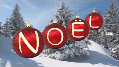 Que vois-tu sur le "E" de Noël ?