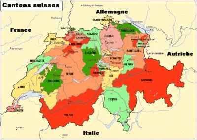 Le Valais se situe au nord de la Suisse.