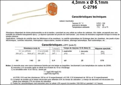 Quelle est la plage de température d'utilisation de ce capteur ?