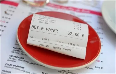 Un ami vous a invité dans un petit restaurant en sa compagnie mais lorsque arrive le moment de payer, il prétend avoir oublié son porte-monnaie.