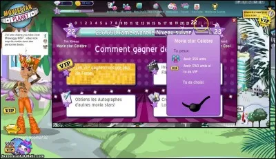 Combien y a-t-il de niveaux sur MovieStarPlanet ?