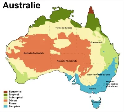 Je vis en Australie, cliquez sur la bonne réponse !