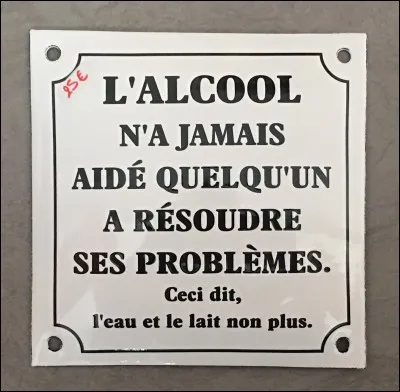 Hier soir, monsieur Dugenou a dîné chez des amis, il n'a pas lésiné sur le vin !