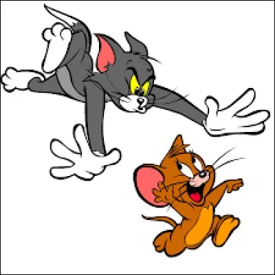 Qui de ces deux stars de dessins animés d'Hanna-Barbera est Jerry ?