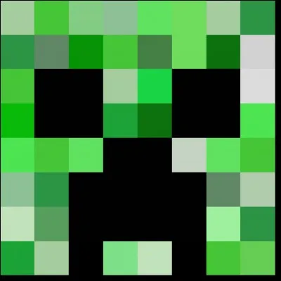 Cette créature de Minecraft s'appelle le Creeper.