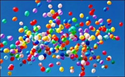 Les lâchers de ballons de toutes les couleurs ont lieu lors de fêtes ou d'autres évènements. En quoi sont-ils faits '