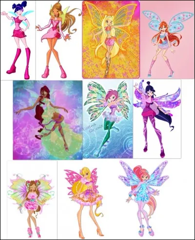 Dans la saison 1, quelle est la transformation des Winx ?