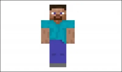 Quel est le premier personnage créé dans "Minecraft", sans skin ?