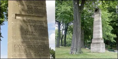 Allons au « parc Montsouris » près du « boulevard Jourdain » !
Au sein de ce parc, on peut voir quelques monuments qui matérialisent le méridien de Paris. Parmi eux, il y a la « Mire du sud ». Ce monument porte l'inscription « DU REGNE DE [inscription détruite] MIRE DE L'OBSERVATOIRE - MDCCCVI » !
Qui a fait détruire en partie cette inscription ?