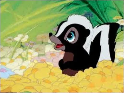 Dans quel dessin animé Disney peut-on voir cette moufette prénommée Fleur ?