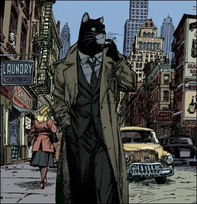 Quel est le métier de John Blacksad ?