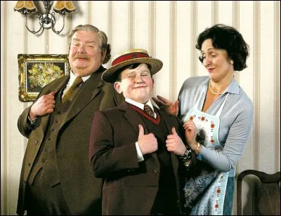 Qui sont les invités de la famille Dursley le jour de l'anniversaire de Harry Potter ?