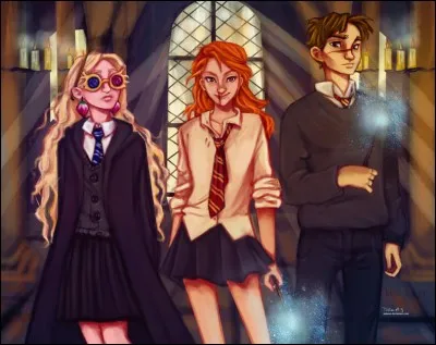 Comment s'appelle le trio Luna - Ginny - Neville ?