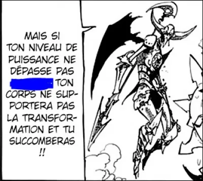 De combien le niveau de puissance des démons doit-il être au minimum pour pouvoir effectuer la transformation Indura ?