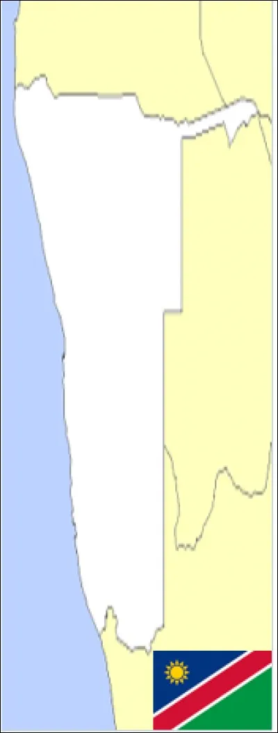 Avec lequel de ces pays la Namibie ne partage-t-elle pas de frontière ?