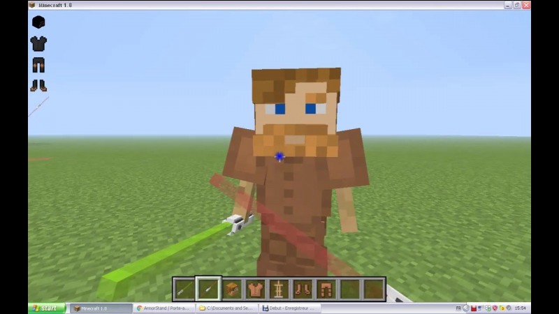 Les armes dans 'Minecraft'. Quiz QCM Minecraft