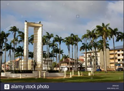 La place des Palmistes, à Cayenne, fait partie du patrimoine mondial de l'Unesco depuis 1953 !