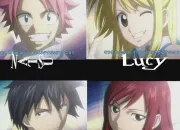 Test Lequel des personnages principaux de 'Fairy Tail' es-tu ?