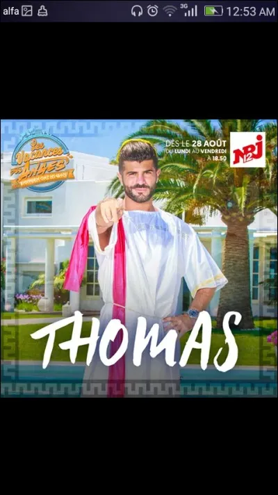 Avec qui Thomas ne s'est jamais mis en couple ?