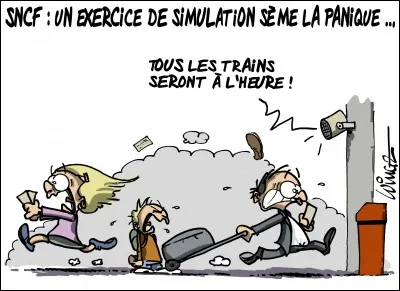 Était un vrai bouc en train.