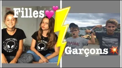 Es-tu une fille ou un garçon ?