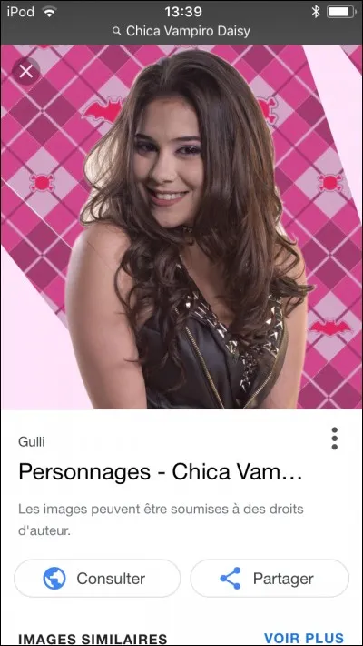 Comment s'appelle le personnage principal dans "Chica Vampiro" ?