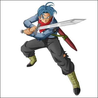 Lequel de ces personnages Trunks du futur a-t-il tranché avec son épée ?