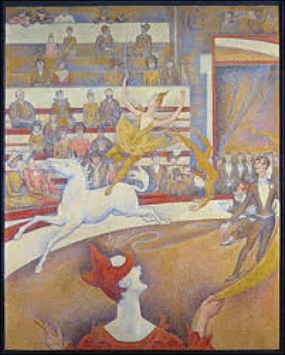 Ce tableau intitulé "Le Cirque" est l'oeuvre du peintre ...