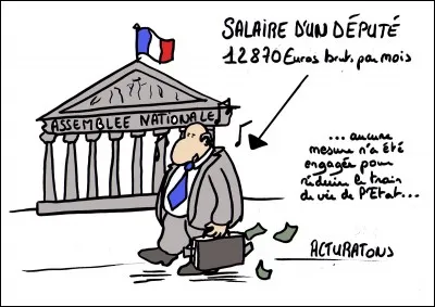 Ils peuvent dépenser jusqu'à 5 373 euros par mois pour leurs frais professionnels. On leur avance les fonds sans qu'ils aient besoin de présenter de justificatifs.