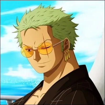 Zoro est le second de l'équipage de Luffy.