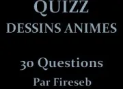 Quiz Quizz Dessins Anims 1980-2000