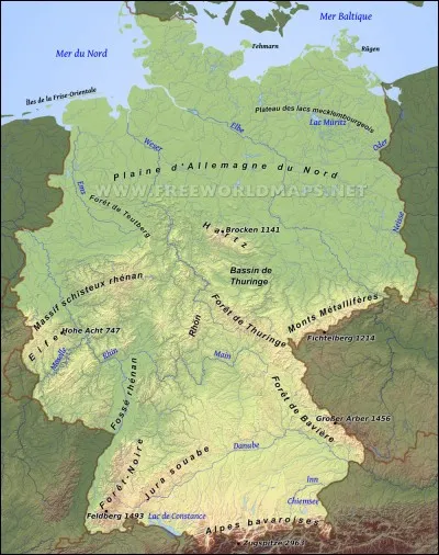 Quel est le pays représenté sur la carte ?