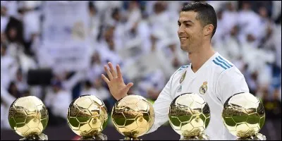 En quelle année Cristiano Ronaldo a-t-il reçu son 5e Ballon d'or ?