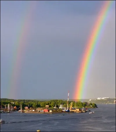 Combien de couleurs composent un arc-en-ciel ?