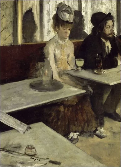 Quel prénom porte l'artiste qui a peint "L'absinthe" ?