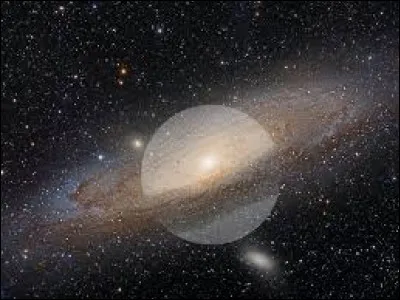 A combien de km se trouve Saturne en utilisant une échelle ou 1 cm = 100 millions de km ?