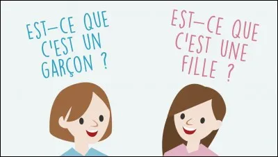 Pour commencer, es-tu une fille ou un homme ?