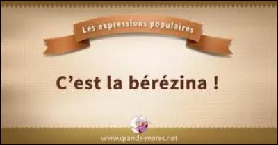 Vous connaissez sans doute cette expression "c'est la bérézina". Mais qu'est-ce que la Bérézina ?