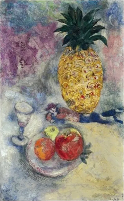 Qui a fait cette "Nature morte à l'ananas" ?