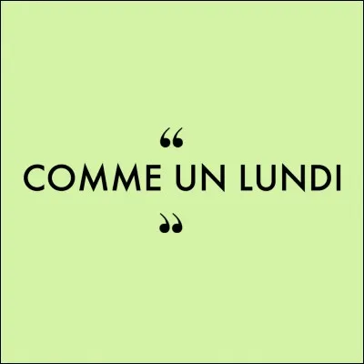 Comment dit-on "lundi" en italien ?