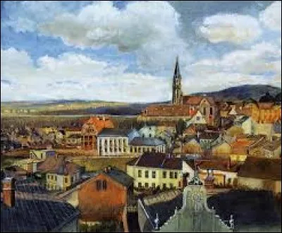 Qui a peint "Vue depuis la salle de dessin, Klosterneuburg" ?