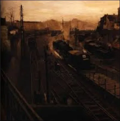 "Pour la gare de Bruxelles Luxembourg" est une peinture de :