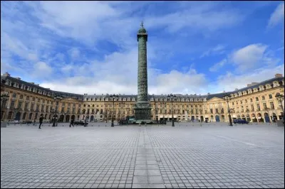 Quand a été créée la place Vendôme ?