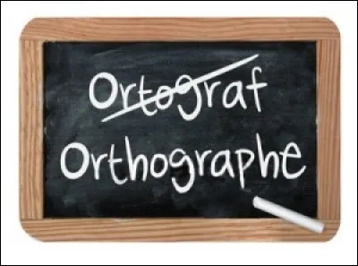 Quel mot est mal orthographié ?