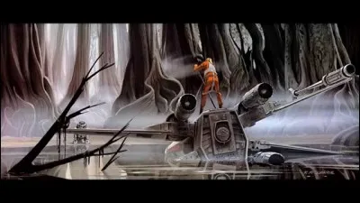 Dans quel système Luke s'écrase-t-il en X-Wing ?