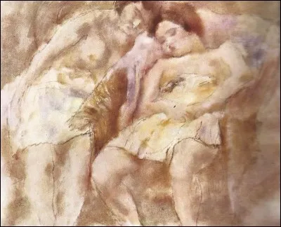 Qui est l'auteur de ce tableau : "Les Deux Dormeuses" ?