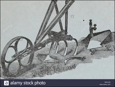 Qui a inventé la charrue à dents d'acier en 1837 ?